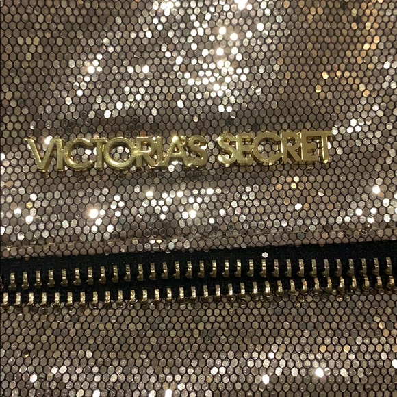 VS Gold Sparkle Foldover Clutch - Picture 2 of 5